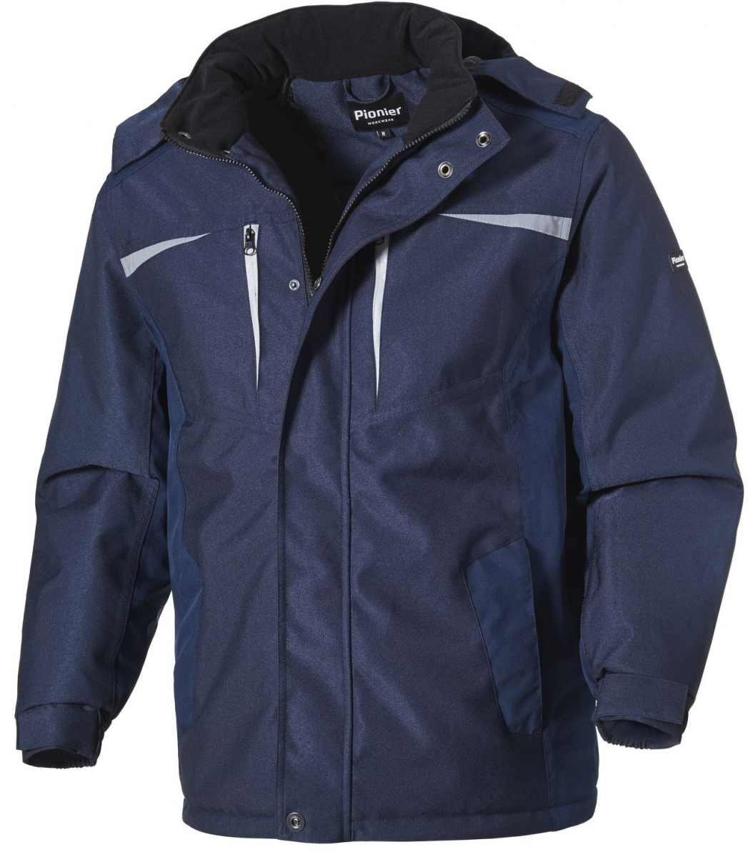 PIONIER-Workwear, Winterjacke, Outdoor, marineblau