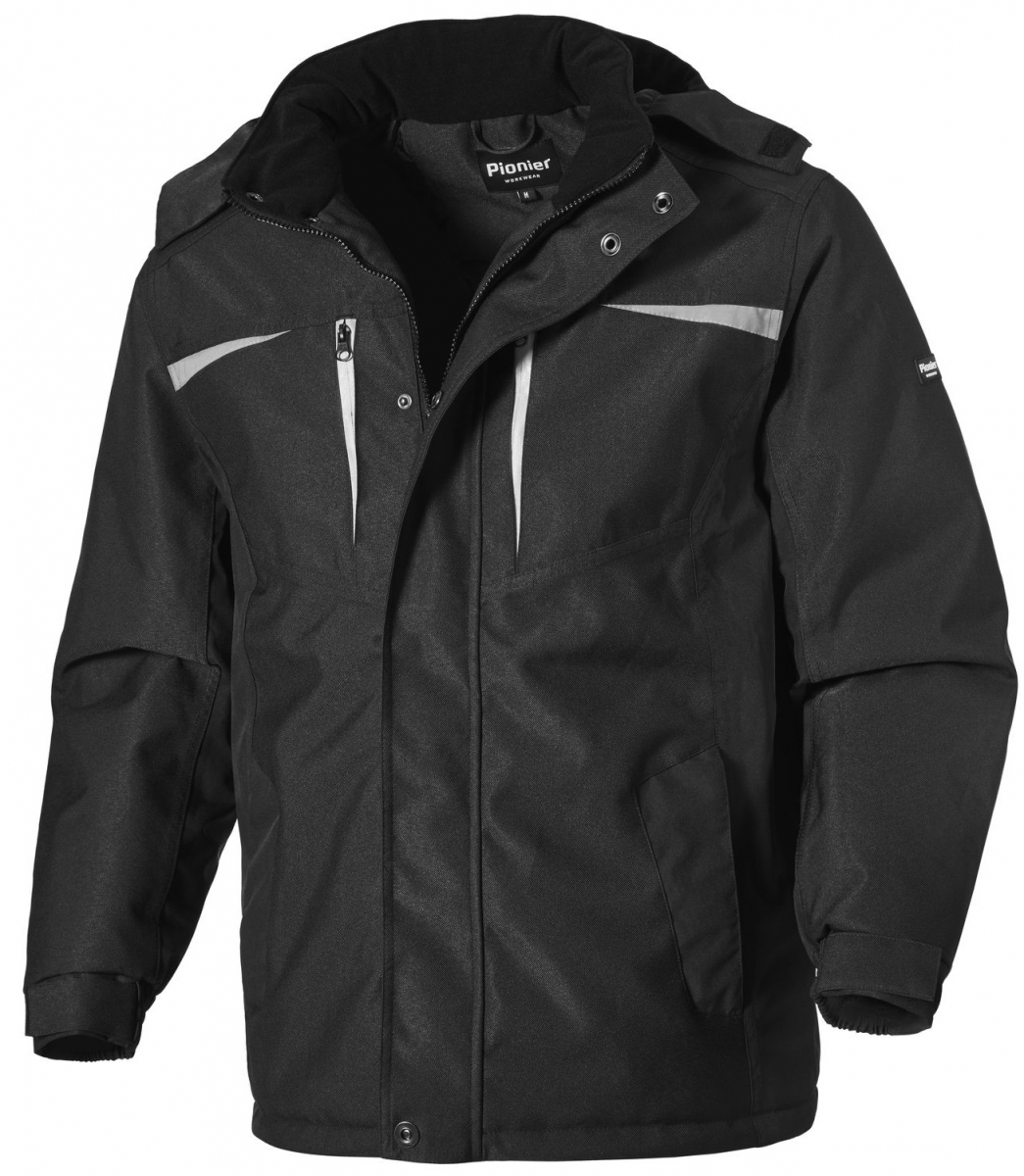 PIONIER-Workwear, Winterjacke, Outdoor, schwarz