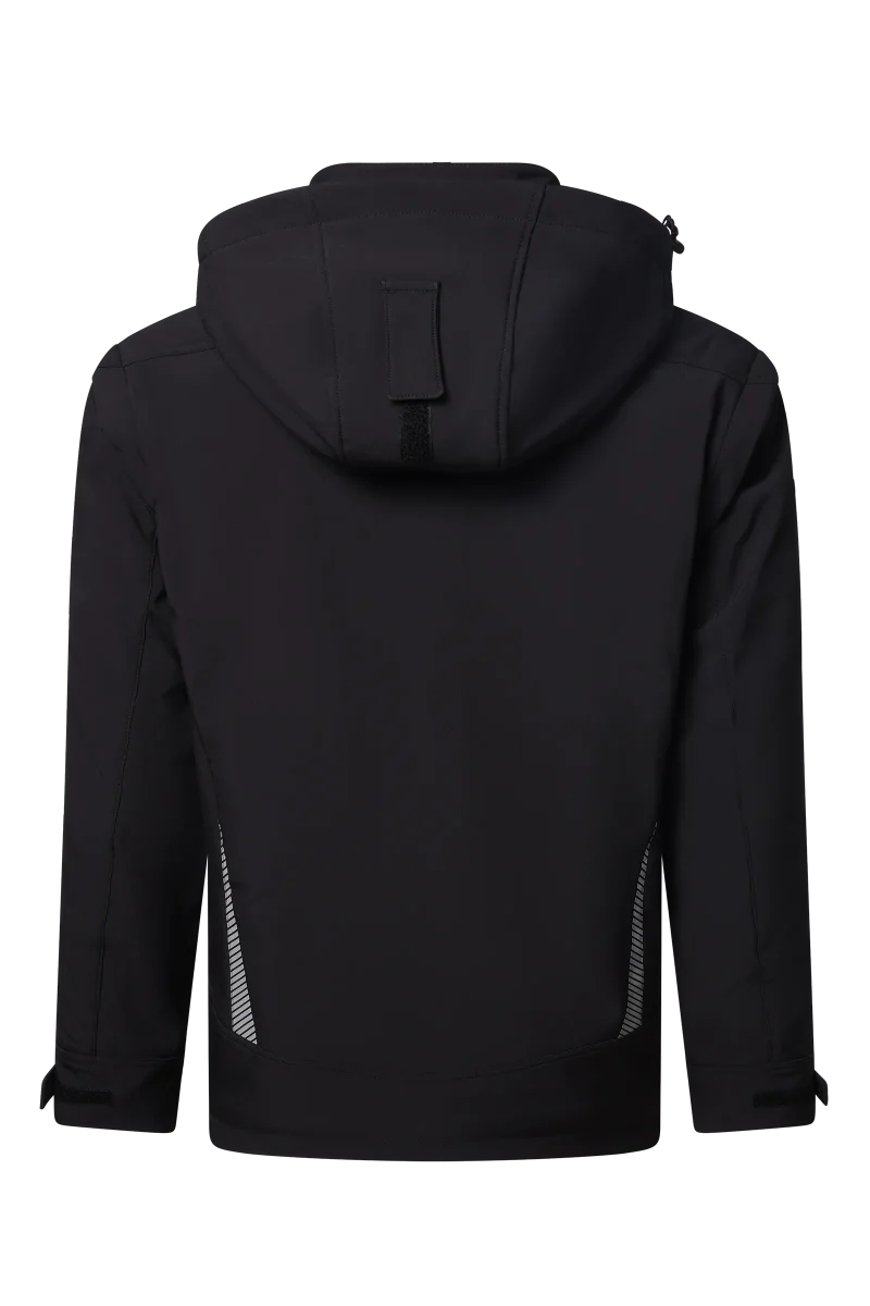 Pionier-PW Essential Softshell Jacke, Schwarz