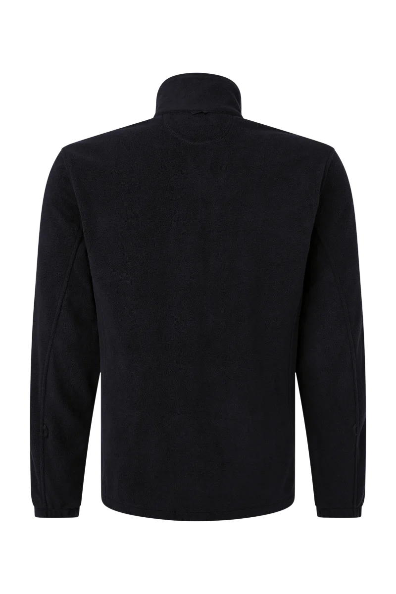 Pionier-Micro Flece Jacke, Schwarz