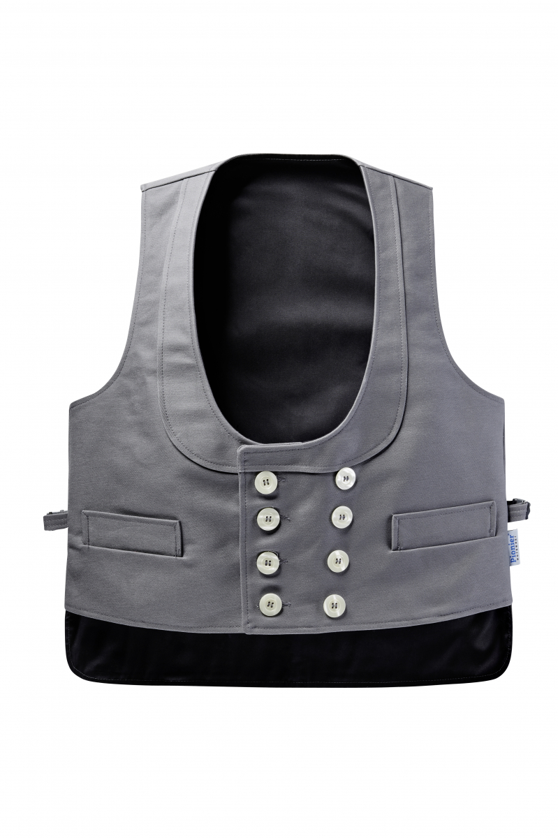 PIONIER-Workwear, Zunftweste, HERFORDER, ca. 530g/m², grau