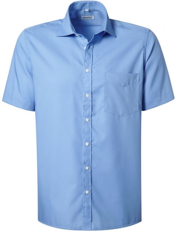 PIONIER-Workwear, Business-Hemd, Kent-Kragen, 1/2 Arm, knigsblau