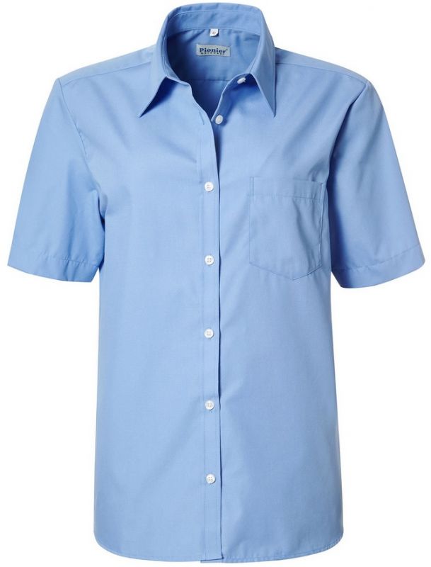 PIONIER-Workwear, Damen-Business-Bluse, 1/2 Arm, knigsblau