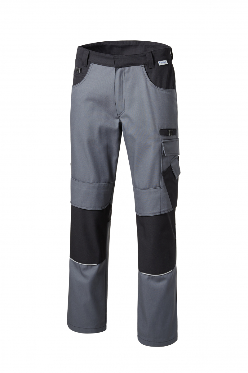 PIONIER-Workwear, Arbeits-Berufs-Bund-Hose, RESIST 1, ca. 300g/m², grau/schwarz