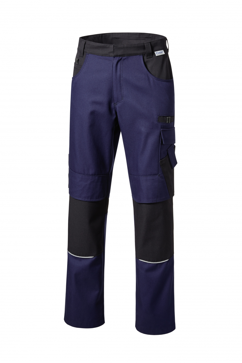 PIONIER-Workwear, Arbeits-Berufs-Bund-Hose, RESIST 1, ca. 300g/m², marine/schwarz