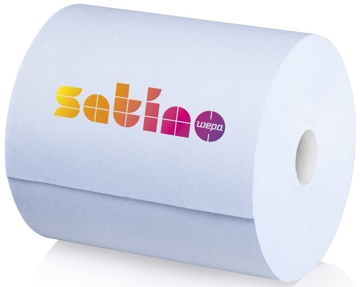 Satino-Hygiene, Putzrolle, comfort 36,5x35, 3-lagig, blau