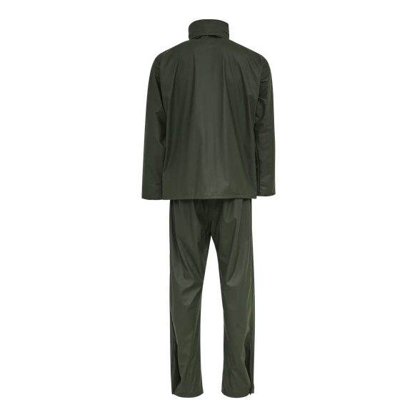 ELKA-Workwear, Rainwear-Wetter-Schutz, PU-Workwear, Regenanzug, Regenset, Regenhose u.Regenjacke, Dry Zone, oliv
