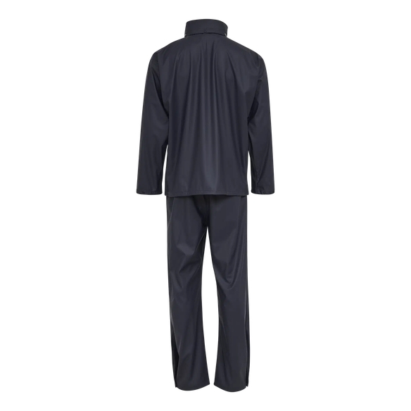 ELKA-Workwear, Rainwear-Wetter-Schutz, PU-Workwear, Regenanzug, Regenset, Regenhose u.Regenjacke, Dry Zone, marine