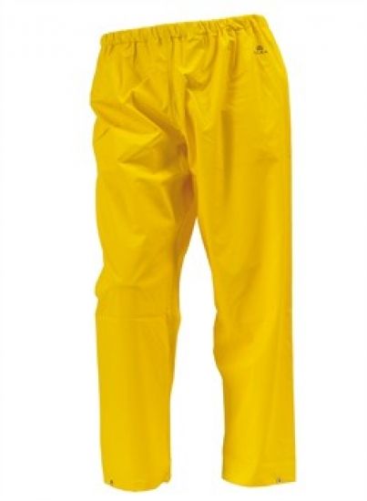 ELKA-Workwear, Rainwear-Wetter-Schutz, PU-Workwear, Regen-Bund-Hose, Dry Zone, gelb