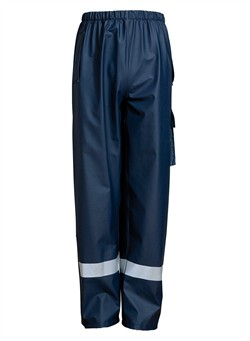 ELKA-Workwear, Rainwear-Wetter-Schutz, PU-Workwear, Regen-Bund-Hose, Dry Zone D-Lux, marine