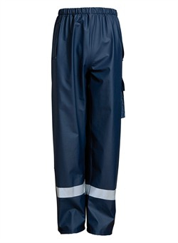 ELKA-Workwear, Rainwear-Wetter-Schutz, PU-Workwear, Regen-Bund-Hose,  Dry Zone D-Lux, marine