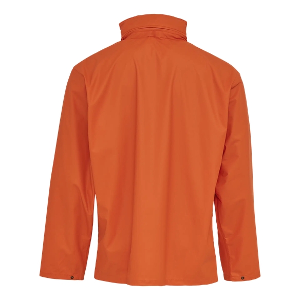 ELKA-Workwear, Rainwear-Wetter-Schutz, PU-Workwear, Regen-Jacke, Dry Zone, orange