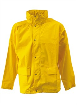 ELKA-Workwear, Rainwear-Wetter-Schutz, PU-Workwear, Regen-Jacke, Dry Zone, gelb