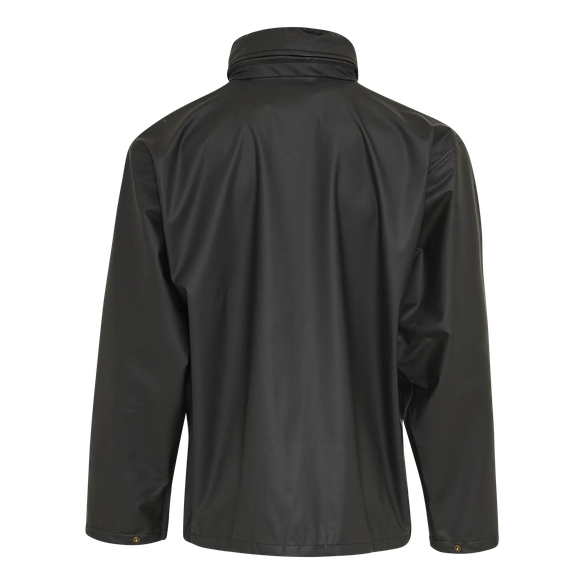 ELKA-Workwear, Rainwear-Wetter-Schutz, PU-Workwear, Regen-Jacke, Dry Zone, schwarz