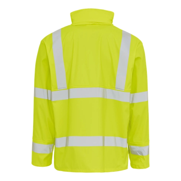 ELKA-Warnschutz, PU- Warn-/Wetter-Schutz-Jacke Dry Zone, warngelb