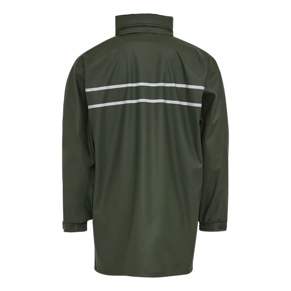 ELKA-Workwear, Rainwear-Wetter-Schutz, PU-Workwear, Regen-Jacke, Parka Dry Zone D-Lux, oliv