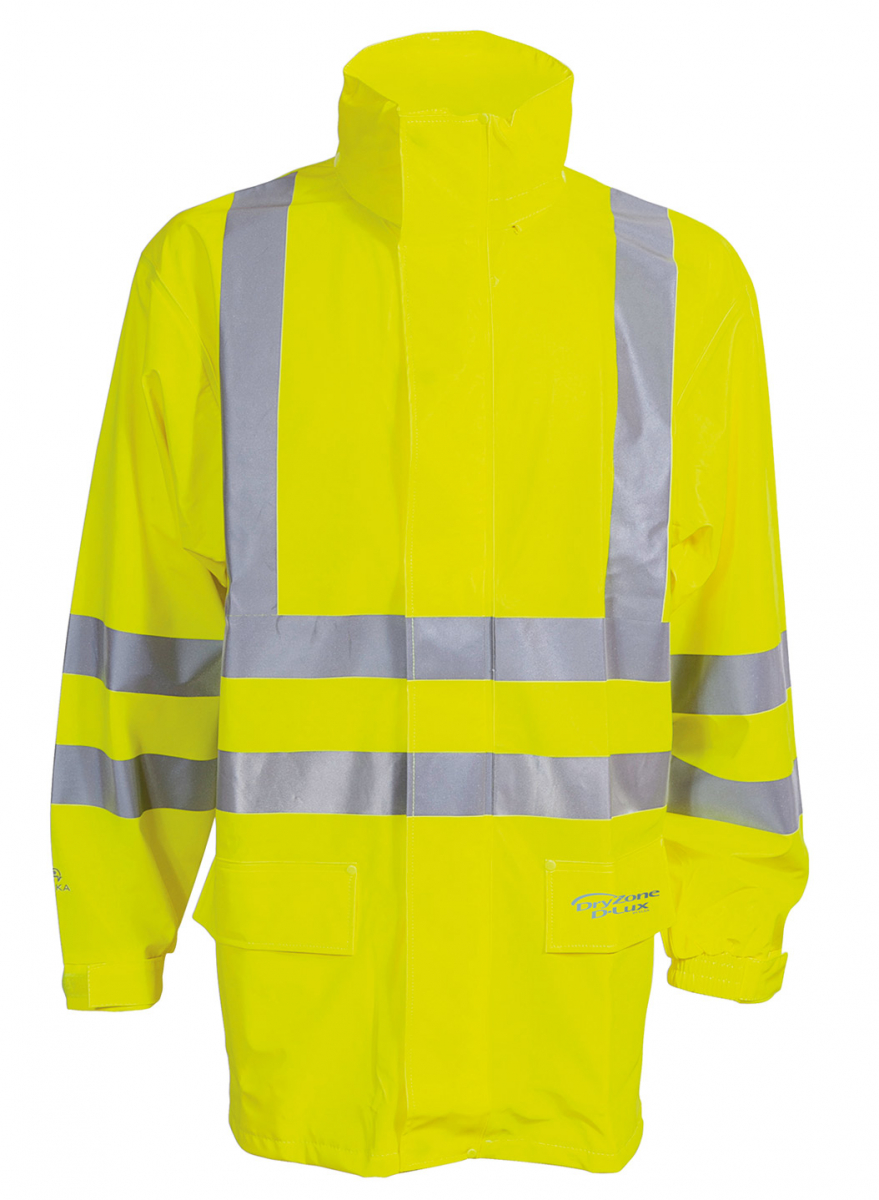 ELKA-Warnschutz, D-LUX-Jacke, EN 471, DRY ZONE, 170g/m², warngelb