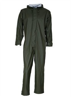 ELKA-Workwear, Rainwear-Wetter-Schutz, PU-Workwear, Regen-Overall, Regen-Schutzanzug, Dry Zone, oliv