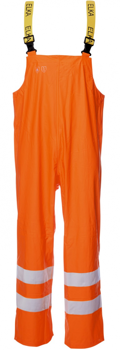 ELKA-Warnschutz, Latzhose, EN 471, DRY ZONE, 200g/m², warnorange