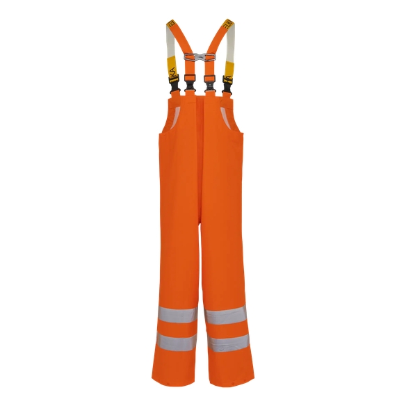 ELKA-Warnschutz, Latzhose, EN 471, DRY ZONE, 200g/m², warnorange