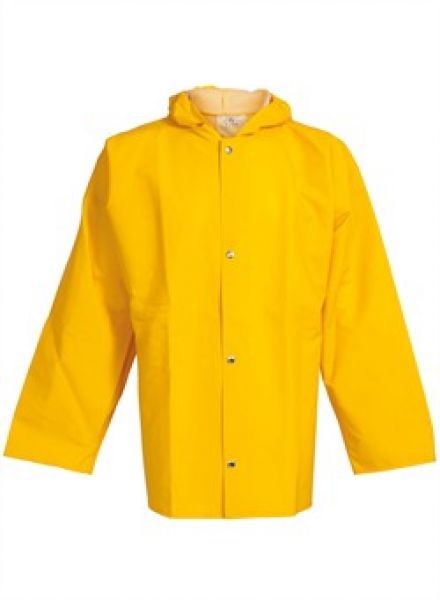 ELKA-Workwear, Rainwear-Wetter-Schutz, PVC-Regen-Jacke, PVC LIGHT, 320g/m, gelb