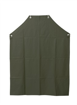 ELKA-Workwear, PVC-Arbeits-Berufs-Schürze Cleaning mit Ring für Geschirr, oliv