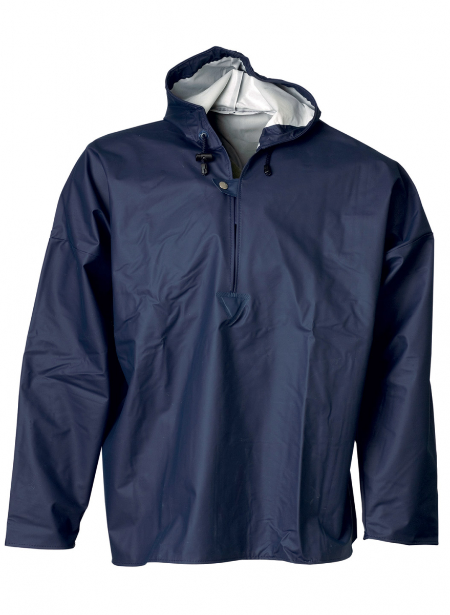 ELKA-Workwear, Rainwear-Wetter-Schutz, Regen-SchlupFELDTMANN-Workwear, Jacke, PVC LIGHT, 320g/m, marine