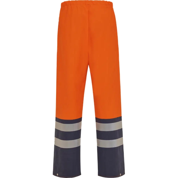 ELKA-Warnschutz, Warn-/Regen-Schutz-Bund-Hose Xtreme, warnorange/marine