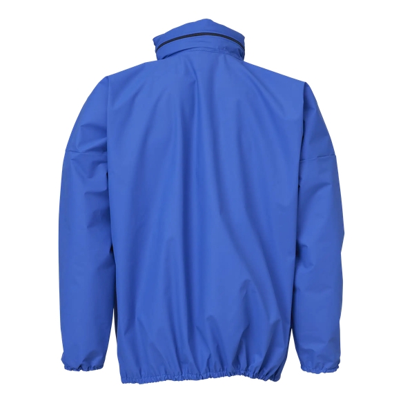 ELKA-Workwear, Rainwear-Wetter-Schutz, PU-Workwear, Regen-Jacke, Cleaning mit Reißverschluss u. 2 Taschen, cobalt