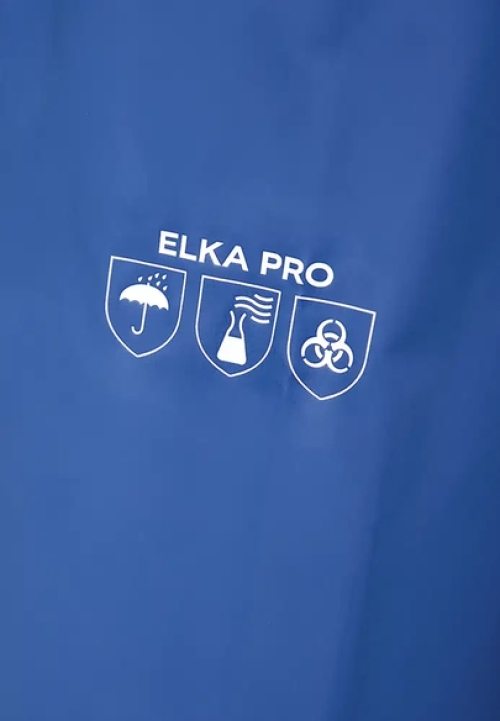ELKA-Workwear, Rainwear-Wetter-Schutz, PU-Workwear, Regen-Jacke, Cleaning mit Reißverschluss u. 2 Taschen, cobalt