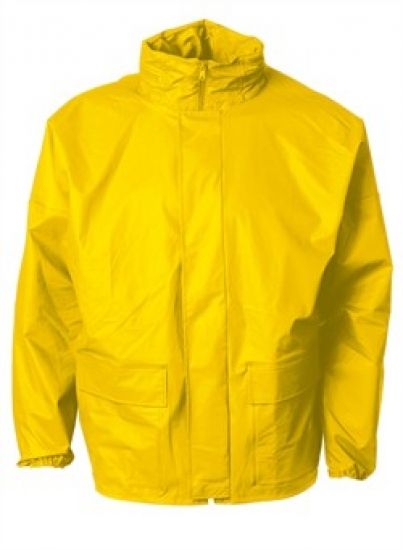 ELKA-Workwear, Rainwear-Wetter-Schutz, PU-Workwear, Regen-Jacke, Xtreme mit Reiverschluss, gelb