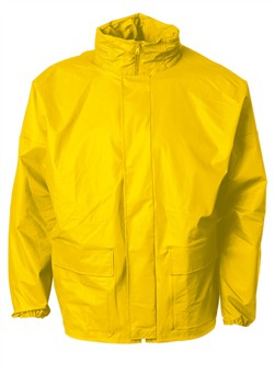 ELKA-Workwear, Rainwear-Wetter-Schutz, PU-Workwear, Regen-Jacke, Xtreme mit Reißverschluss, gelb