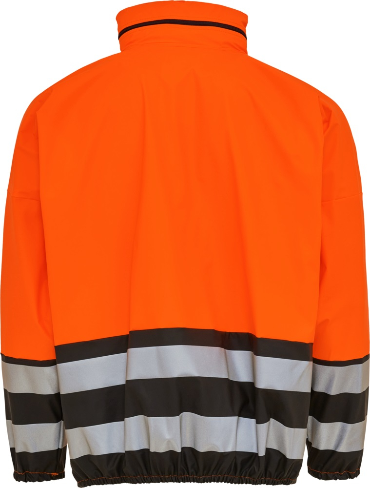 ELKA-Warnschutz, Warn-Schutz-Jacke mit Reißverschluss, warnorange/schwarz