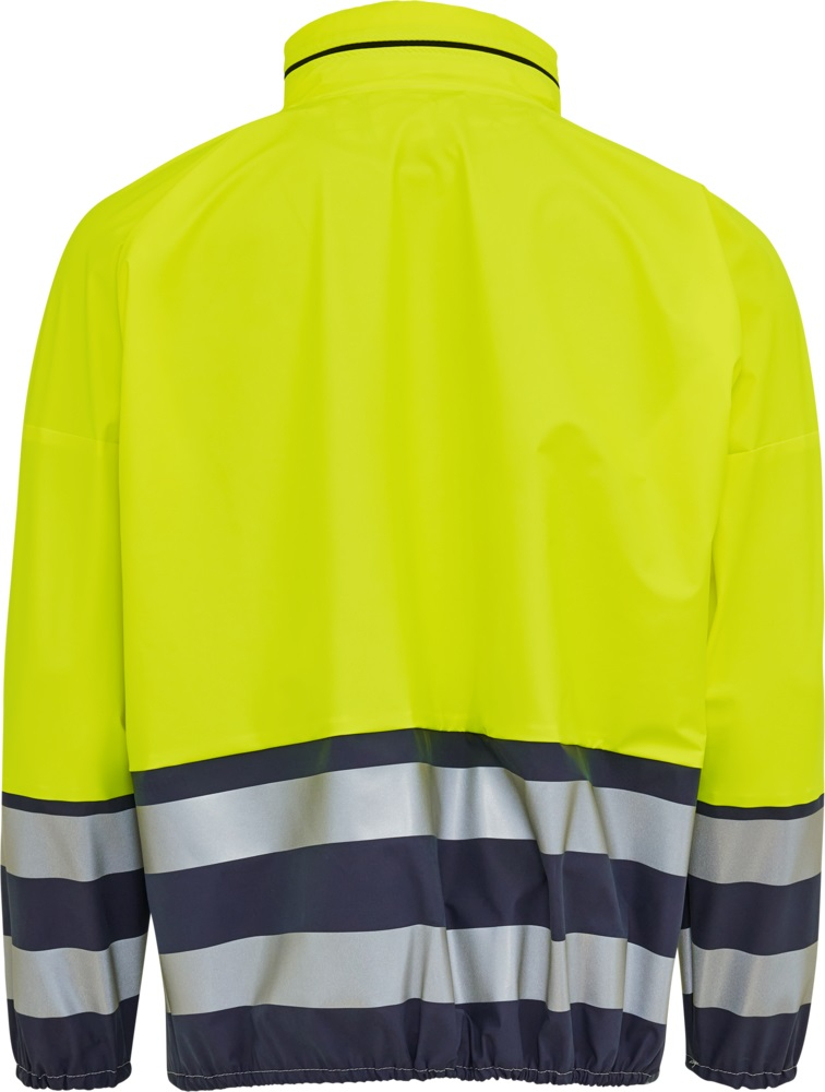 ELKA-Warnschutz, Warn-Jacke mit Reißverschluss, warngelb/ marine