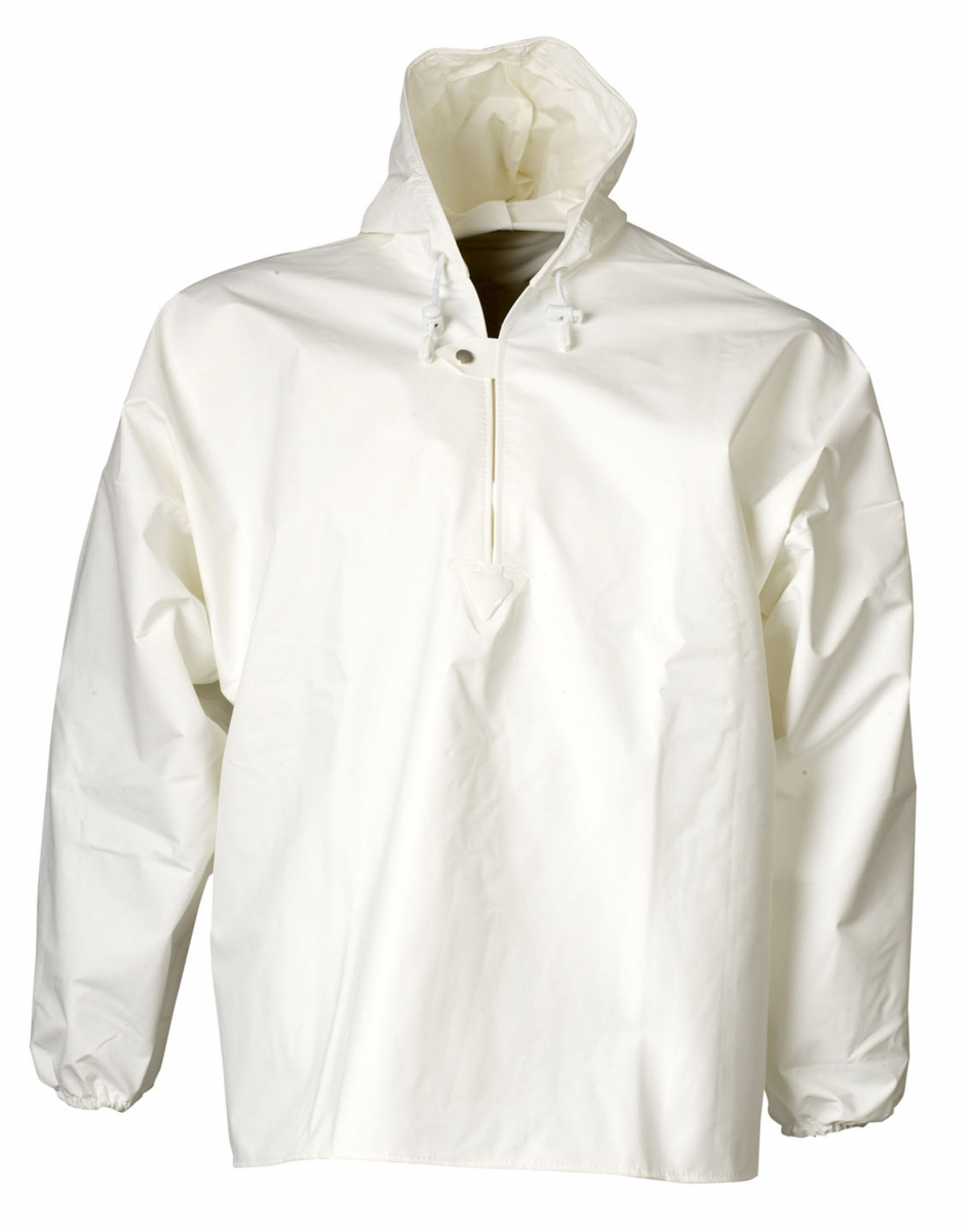 ELKA-Workwear, Rainwear-Wetter-Schutz, Regen-SchlupFELDTMANN-Workwear, Jacke, Xtreme mit Elastik am Ärmel, weiß