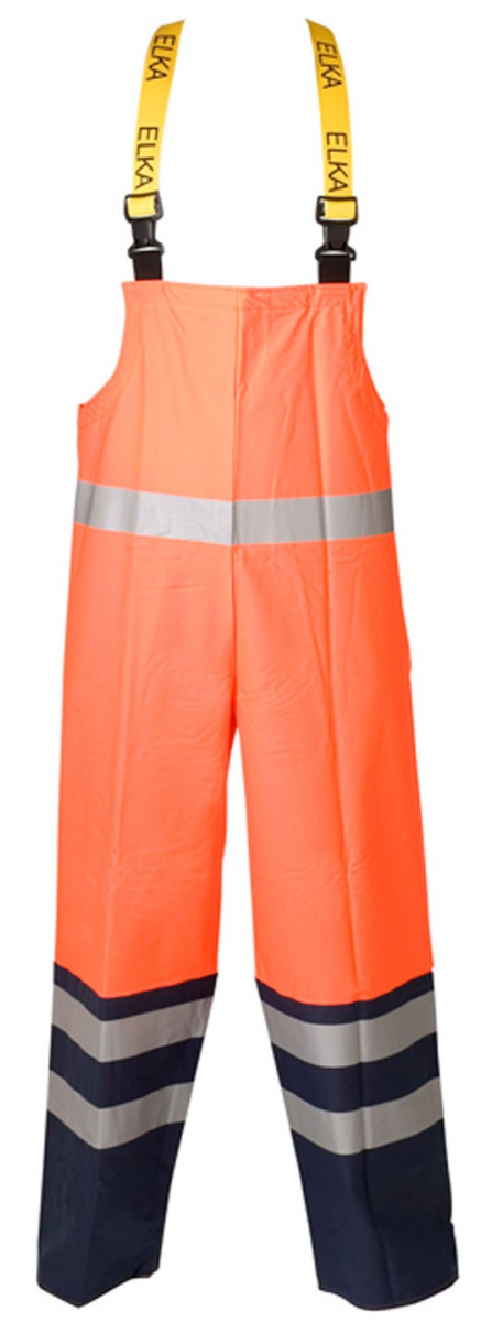ELKA-Warnschutz, Warnschutzlatzhose, 220g/m², warnorange/schwarz