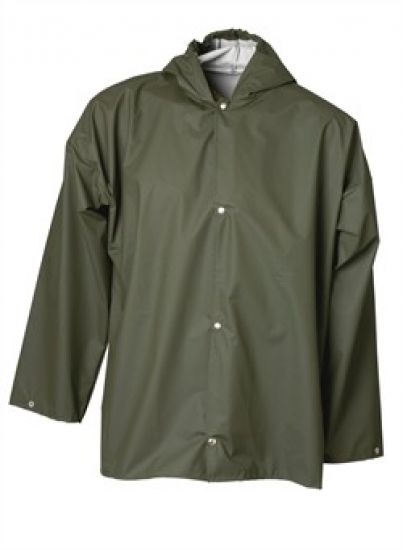 ELKA-Workwear, Rainwear-Wetter-Schutz, Regen-Jacke, Xtreme mit Druckknpfe, oliv
