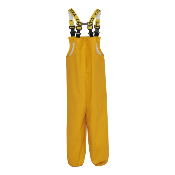 ELKA-Workwear, Rainwear-Wetter-Schutz, PU-Workwear, Regen-Latzhose, Cleaning, 240g/m², gelb