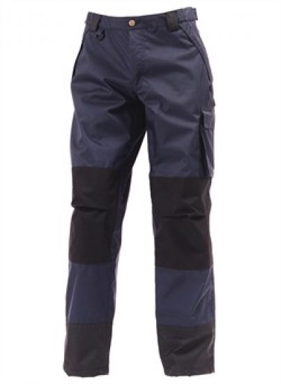 ELKA-Workwear, Rainwear-Wetter-Schutz, Regen-Bund-Hose, Working Xtreme, marine/schwarz