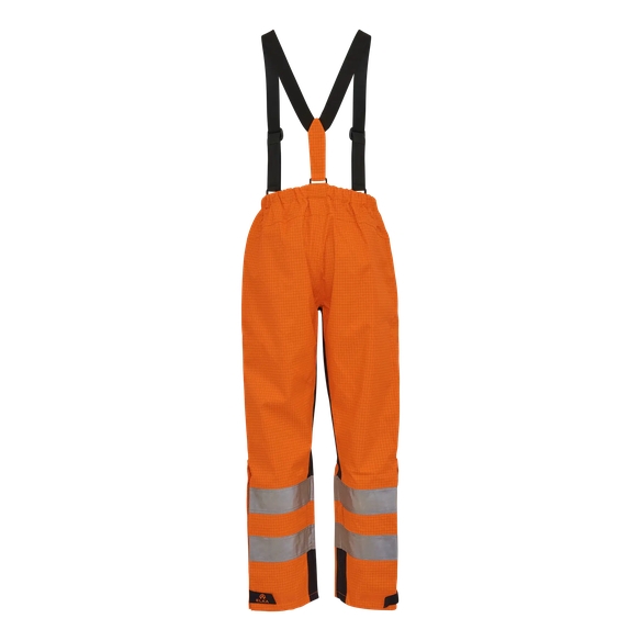 ELKA-Warnschutz, Multinorm Bundhose, ANTIFLAME-ANTISTATIC, warnorange
