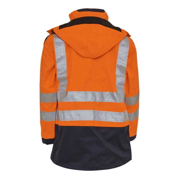 ELKA-Warnschutz, Multinorm-Parka mit Störlichtbogen, ANTIFLAME-ANTISTATIC, orange