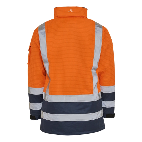 ELKA-Warnschutz, Jacke, SECURE TECH MULTINORM, warnorange/marine