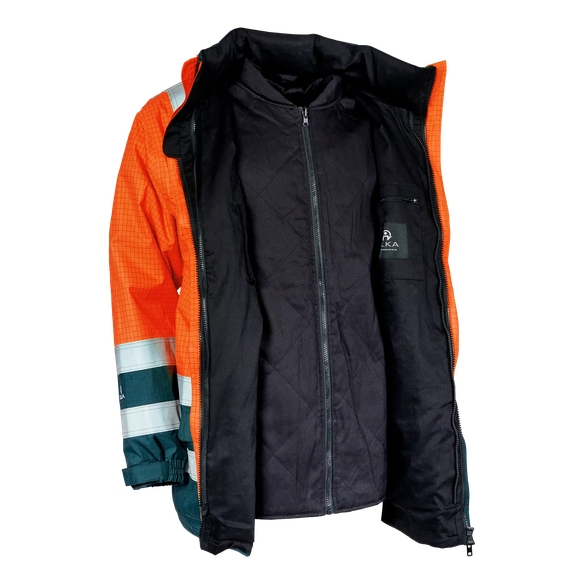 ELKA-Warnschutz, Jacke, SECURE TECH MULTINORM, warnorange/marine