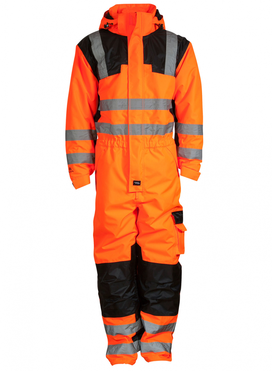 ELKA-Warnschutz, Thermo Overall, VISIBLE XTREME, warnorange/schwarz