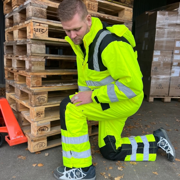 ELKA-Warnschutz, Thermo Overall, VISIBLE XTREME, warngelb/schwarz