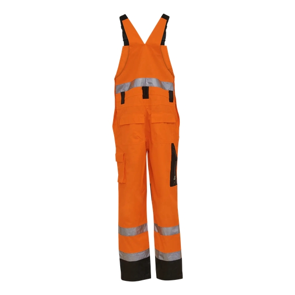 ELKA-Warnschutz, Warn-/Regen-Latzhose Visible Xtreme, warnorange/schwarz