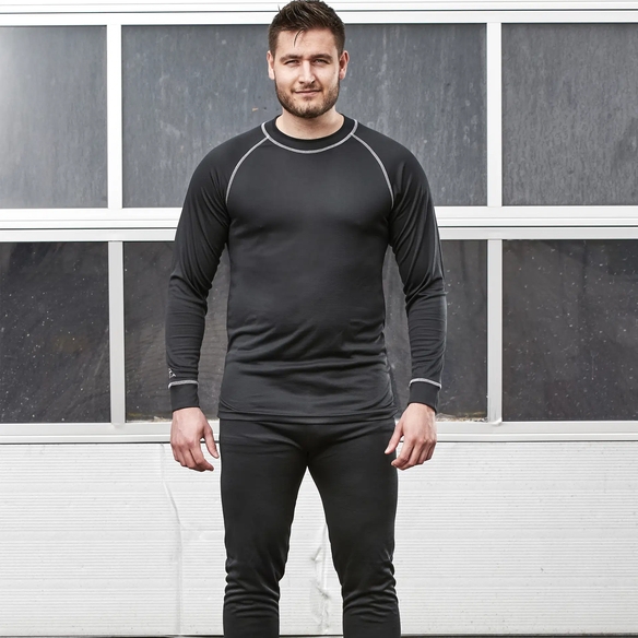 ELKA-Workwear, Thermo-Funktionsunterhose, Cooldry, OUTDOOR, schwarz