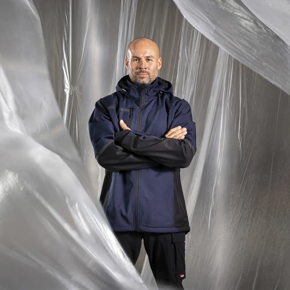 ELKA-Softshelljacke, WorkingXtreme, recycelt, marine/schwarz