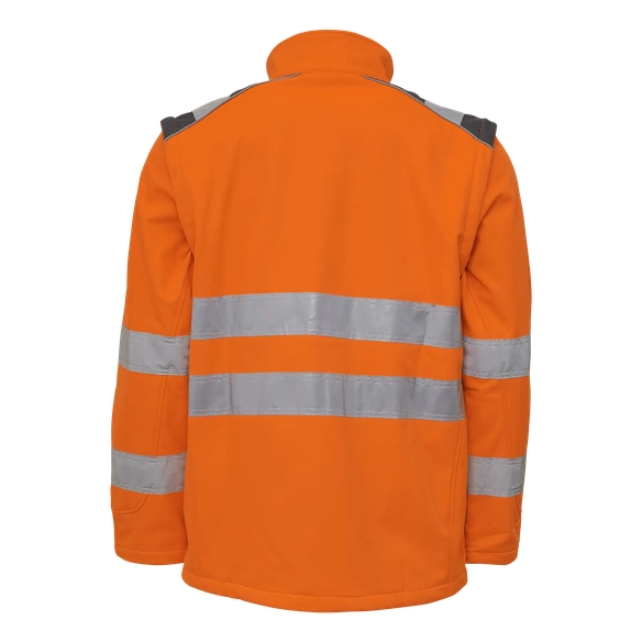 ELKA-Warnschutz, Softshelljacke, VISIBLE XTREME, warnorange