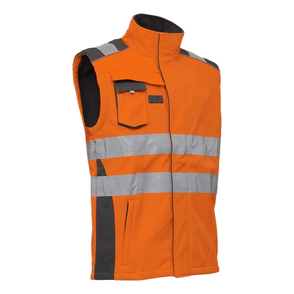 ELKA-Warnschutz, Softshelljacke, VISIBLE XTREME, warnorange